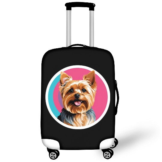 Synthwave Yorkshire Terrier 2 Luggage Covers