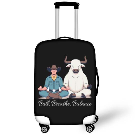 Rodeo Bull Riding Livestock Show Farmer Cattle Luggage Covers