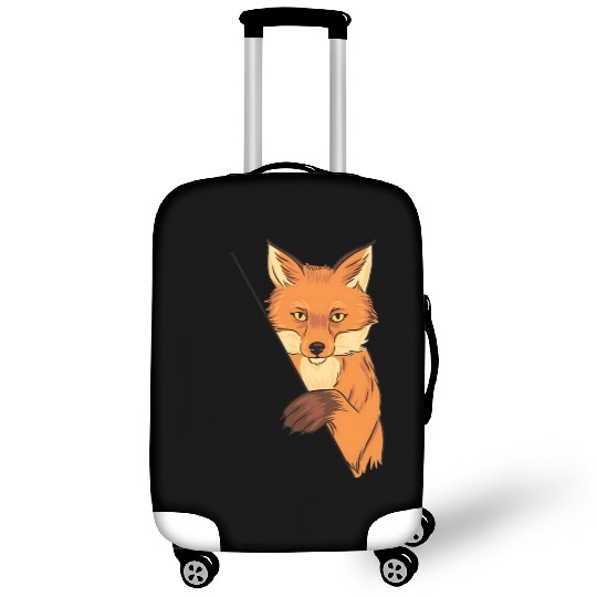Red Fox Cartoon Animal Kingdom Nature Luggage Covers