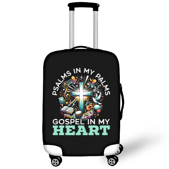 Gospel Music Religious Bible Scripture Christian Luggage Covers