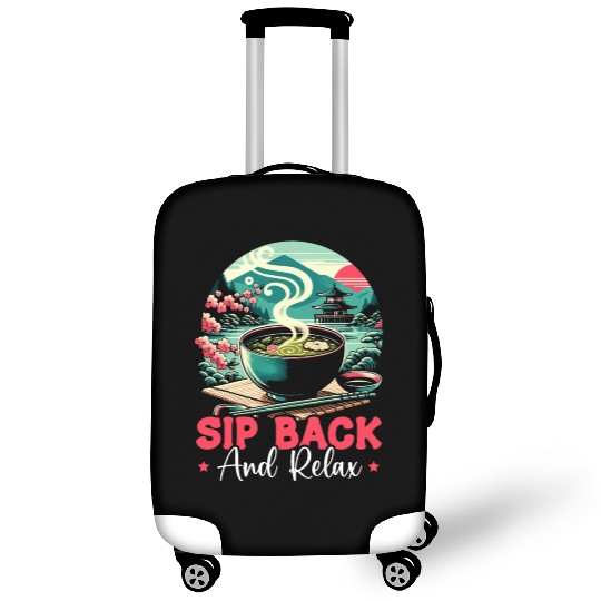 Miso Soup Japan Noodles Asian Food Japanese Luggage Covers