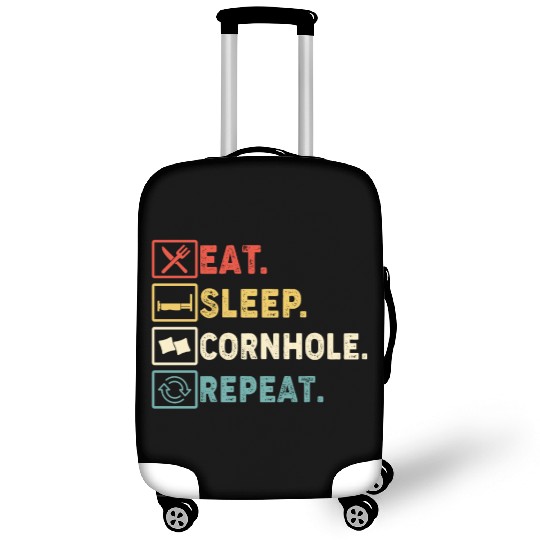 Eat Sleep Cornhole Repeat Luggage Covers