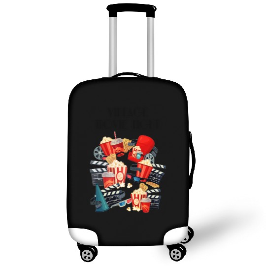 Popcorn Vintage Movie Night Luggage Covers