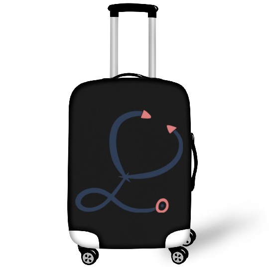 Stethoscope Symbol Drawing. Nurse / doctor. Luggage Covers