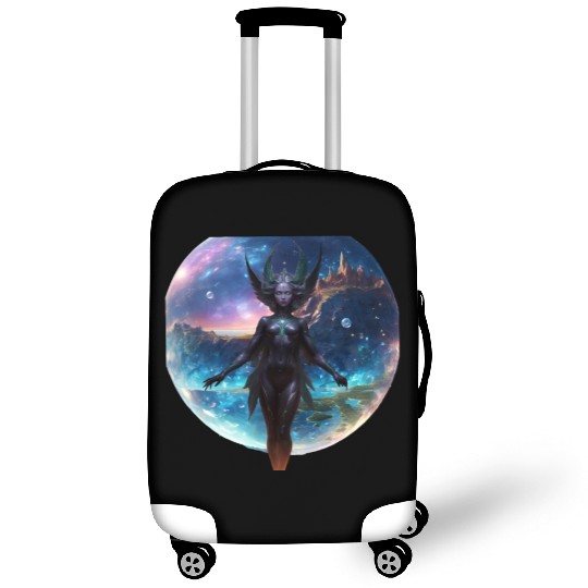 Guardian of Galaxy in her hidden crystal world Luggage Covers