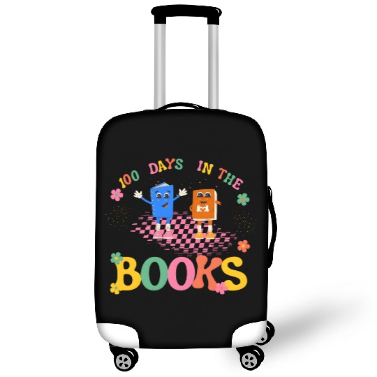 100 Days in the Books Reading Teacher Luggage Covers
