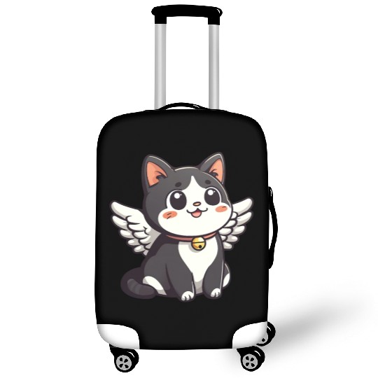 Kawaii Cat Angel Luggage Covers