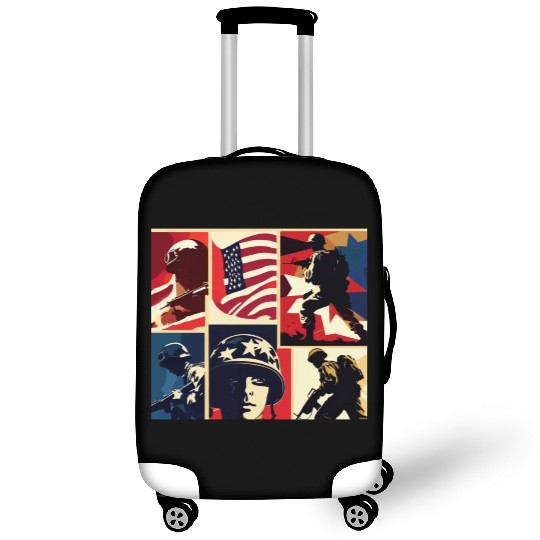 Memorial Day 6 Luggage Covers