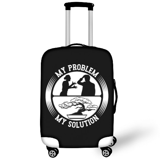 Bonsai Art Lover My Problem My Pictogram Dad Mom Luggage Covers