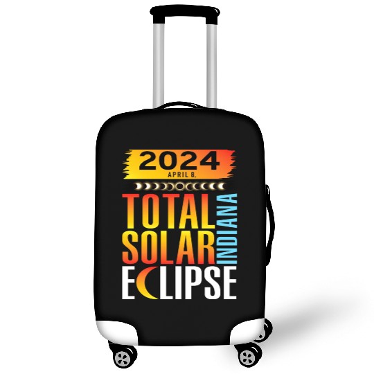 2024 April 8 Total Solar Eclipse INDIANA Luggage Covers