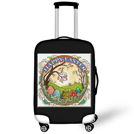 Happy Easter Holiday Celebration Luggage Covers