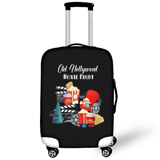 Popcorn Vintage Movie Night Luggage Covers