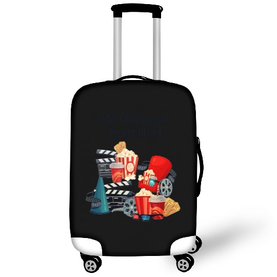 Popcorn Vintage Movie Night Luggage Covers