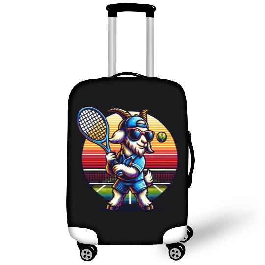Goat Tennis Player Unique Sport Design Luggage Covers