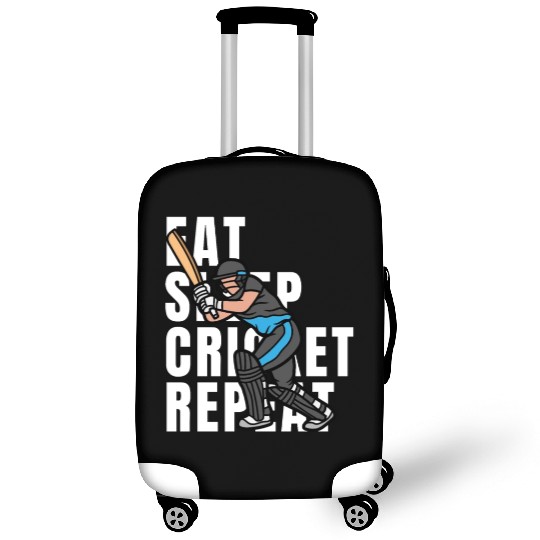 Eat Sleep Cricket Repeat Luggage Covers