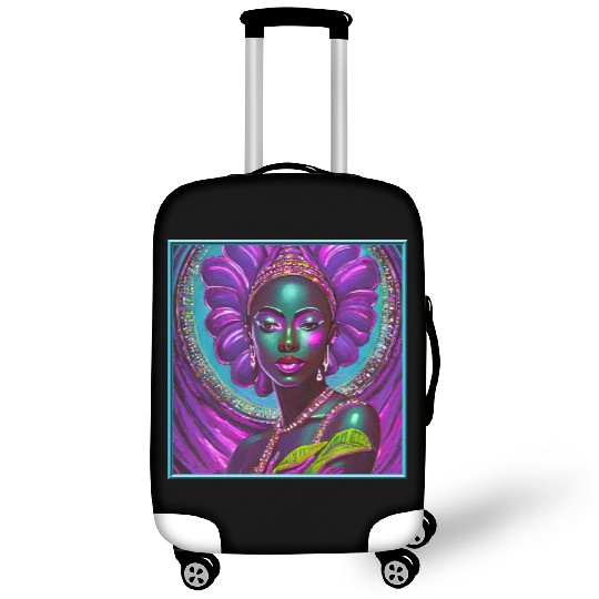 African Goddess Violet Nurturing Me - 1 Luggage Covers