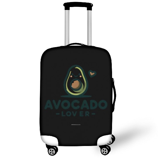 heerful Avocado Heart Embrace Luggage Covers
