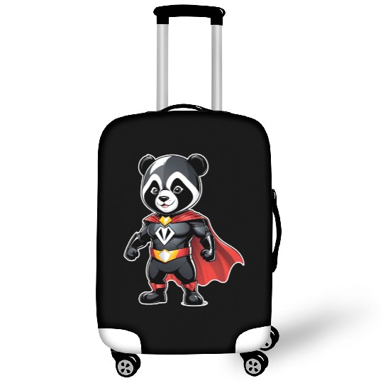 nice cute little superhero animal 6 Luggage Covers