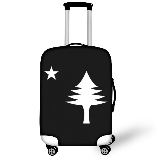 Pine tree and star 1901 flag of Maine State Luggage Covers