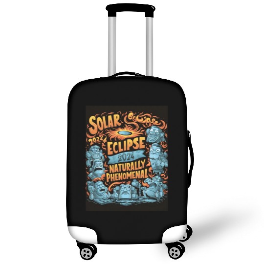 Solar Eclipse 2024 Naturally Phenomenal Luggage Covers
