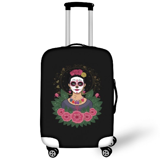 Frida Kahlo Day of the Dead Luggage Covers