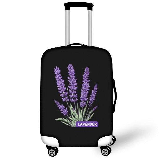 Lavender - Pot Label Luggage Covers