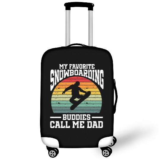 Snowboarding Art Men Snowboard Cool Snowboarder Luggage Covers