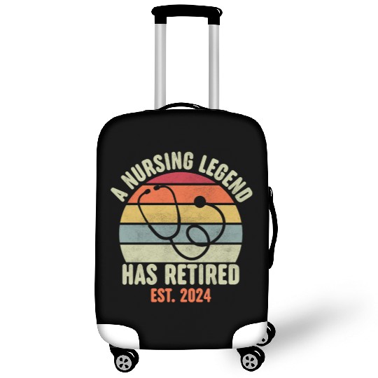 Retired Nurse 2024 Luggage Covers, Funny Retired Nurse