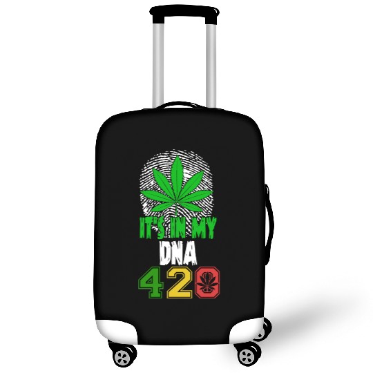 Slapstick 420 Herb In My DNA Weed Marijuana Design Luggage Covers