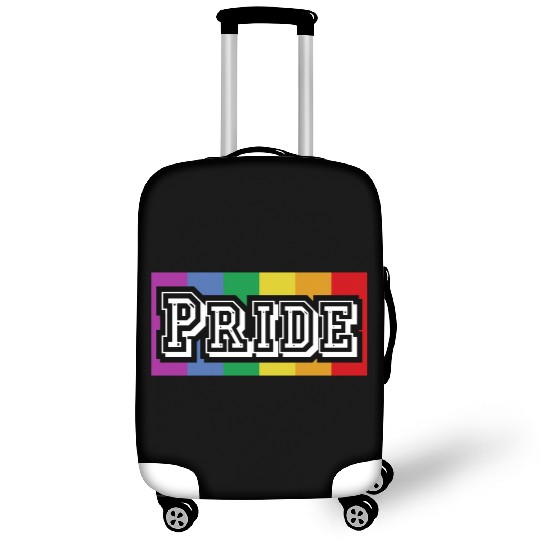 PRIDE w/ Vertical Rainbow Luggage Covers