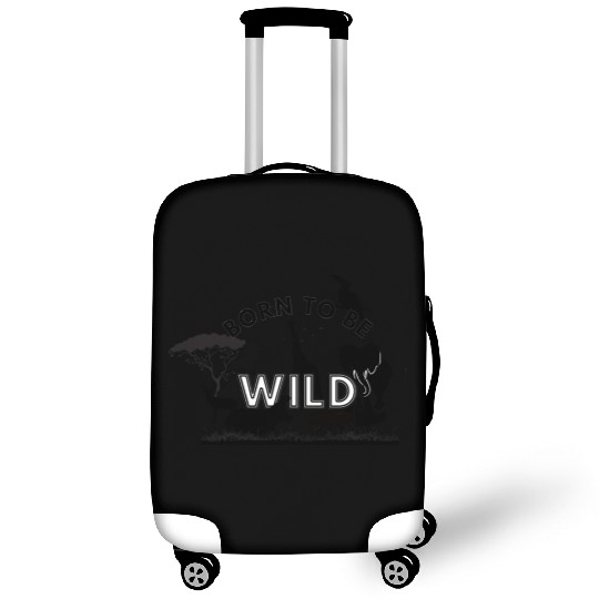 Born To Be Wild Silhouettes Luggage Covers