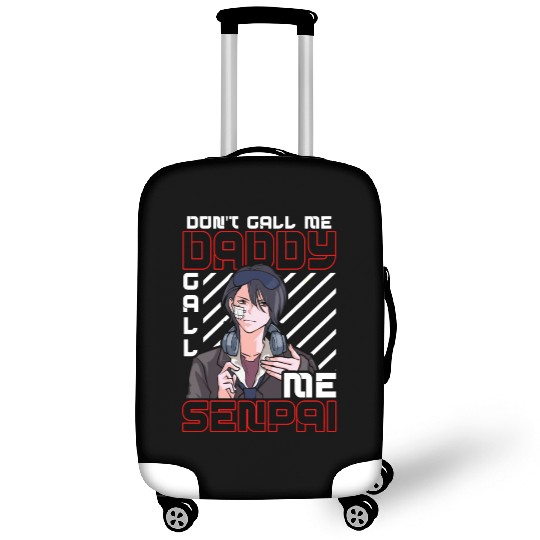 dont call me daddy call me senpai 3 Luggage Covers