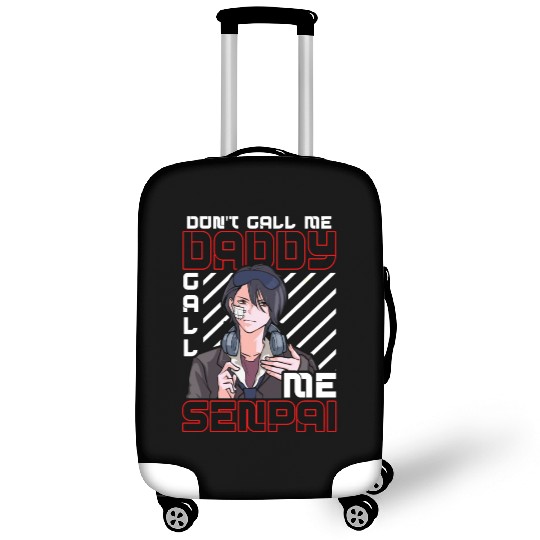 dont call me daddy call me senpai 3 Luggage Covers