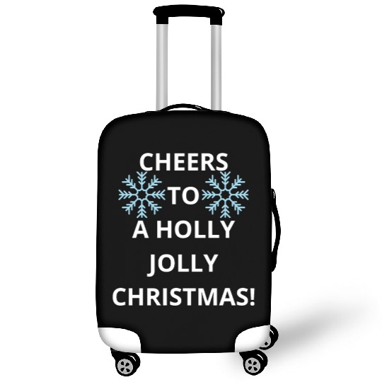 Cheers to a Holly Jolly Christmas! Luggage Covers