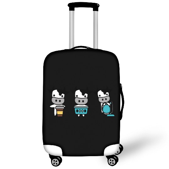 Coffee, Laundry, Vacuum - Cow Chores - Daily Plan Luggage Covers
