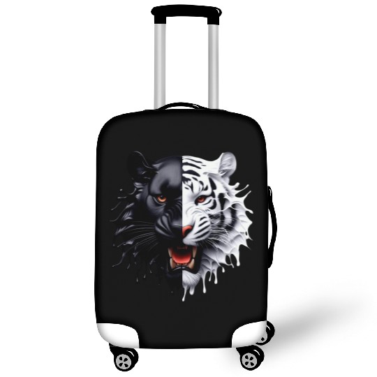 3D realistic black panther & Leopart Design Luggage Covers