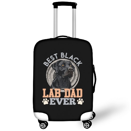 Labrador Owner BEST BLACK LAB DAD EVER Dog Luggage Covers