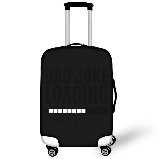 Black and Gray Bold Father s Day Occasion Luggage Covers