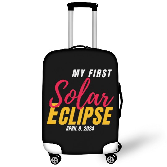 My First Total Solar Eclipse April 8, 2024 Luggage Covers