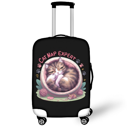 Cat Nap Expert - Funny Cat Outfit! Luggage Covers
