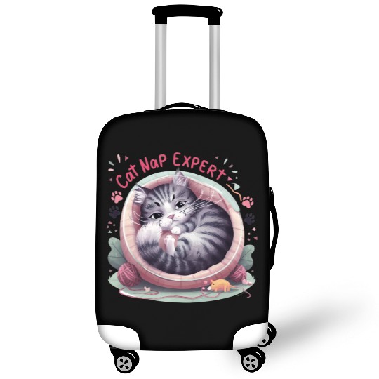 Cat Nap Expert - Funny Cat Outfit! Luggage Covers