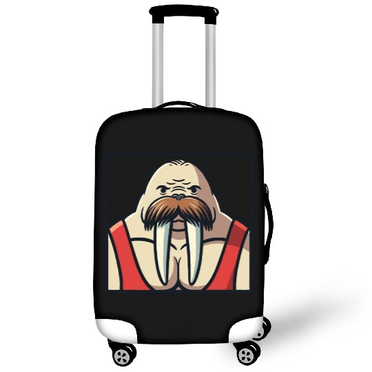 Walrus Wrestler Luggage Covers