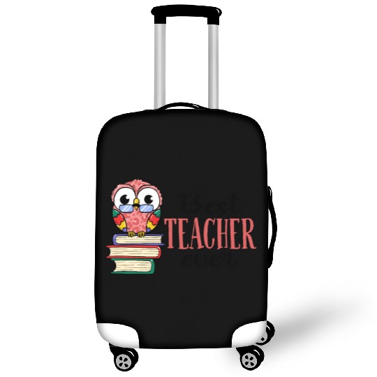 Best Teacher Ever Owl Books Teaching Luggage Covers