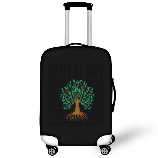 Genealogy Word Cloud Family Ancestry Genealogist Luggage Covers