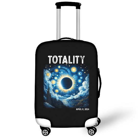 Solar Eclipse 2024 Totality April 8th Astronomy Luggage Covers