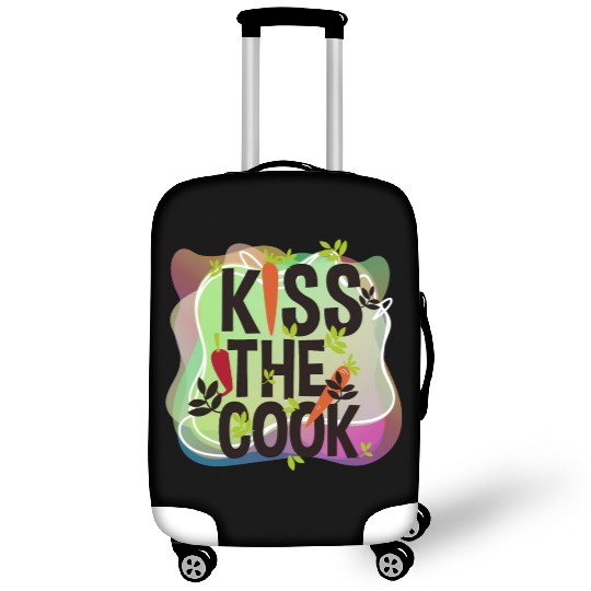 Vector Cartoon Kiss The Cook Carrot Metaphor Art Luggage Covers
