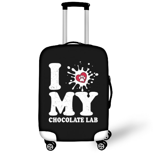 I Love My Chocolate Lab Labrador Retriever Owner Luggage Covers
