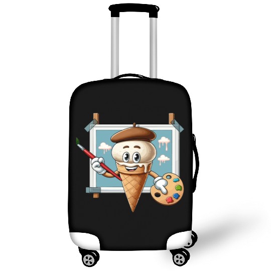 Creative Ice Cream Character Masterpiece Luggage Covers