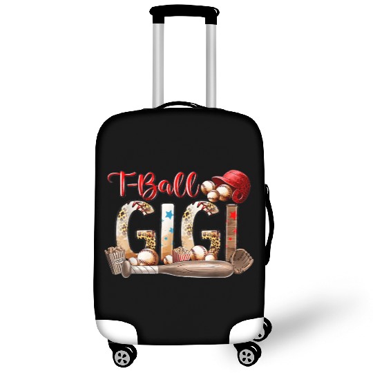 Leopard T-ball Gigi For Baseball Lover Luggage Covers