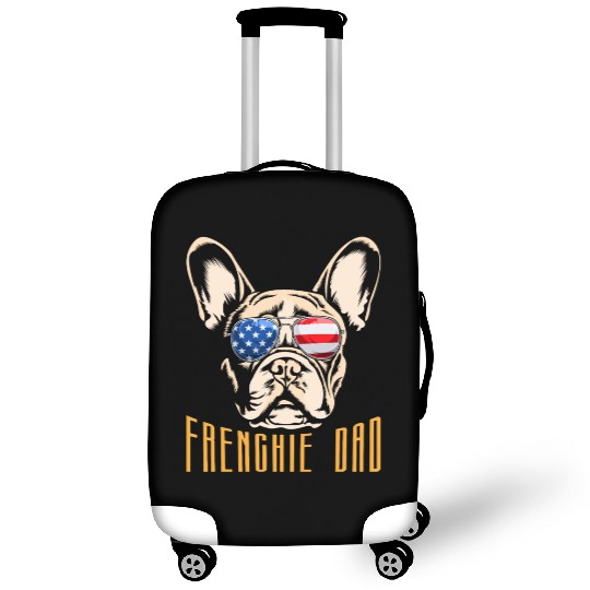 French Bulldog USA FRENCHIE DAD American Luggage Covers